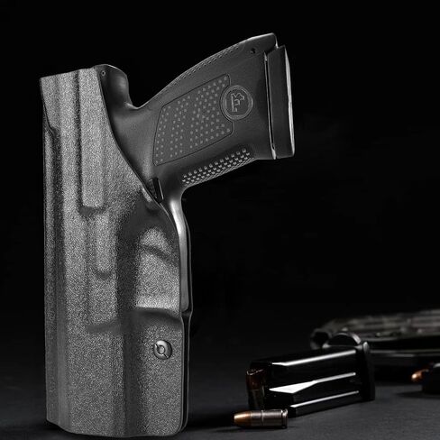 حافظة كيديكس مخفية من WARRIORLAND مناسبة لـ CZ P-10 C & CZ P-10 S، حزام الخصر الداخلي IWB | غير قادر على تعديل | الاحتفاظ بـ "Posi-Click" | واقي عرق كامل الطول، خيار اليد اليمنى/اليد اليسرى in Kuwait