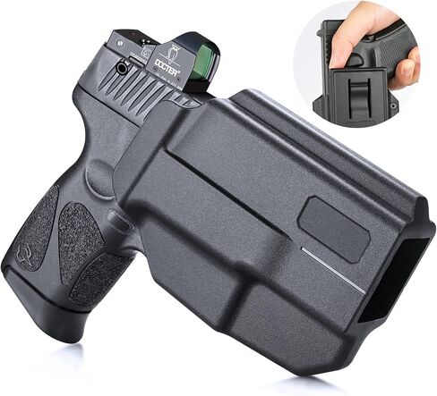 WARRIORLAND OWB Holster Thumb Release & Optic Cut Compatible with Glock 17/22/31, G19/19X/23/45, Taurus G2C/G3C, 1911 5'' No Rail, M&P M2.0 9mm/SD9 VE in Saudi Arabia