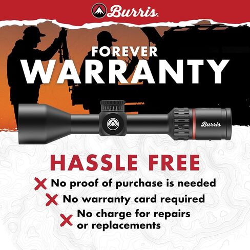 Burris Optics Fullfield 2.5-10x42mm Hunting RifleScopes, 1-inch Tube, Rear Focal Plane, Waterproof, Shockproof, Forever Warranty in Saudi Arabia