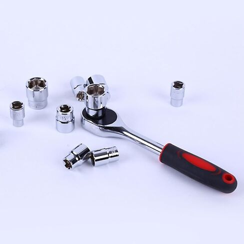1/4 "مجموعة مفاتيح مفتاح راتشيت ، مجموعة أدوات ميكانيكي ومقابس مع مقبض Ratchet سريع القابل للانعكاس وشريط التمديد ، 12 جهاز كمبيوتر الشخصي in Saudi Arabia