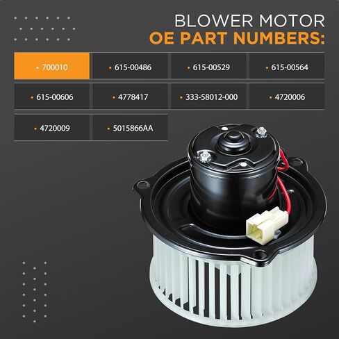 HVAC Blower Motor 700019 متوافق مع Ford Explorer 95-01 ، Explorer Sport 01-03 ، Ranger 98-11 ، متوافق مع Mercury Mountaineer 97-01 ، PM289 ، MM844،1580120 ، A/C Assembly Motor Motor Assembly in Saudi Arabia