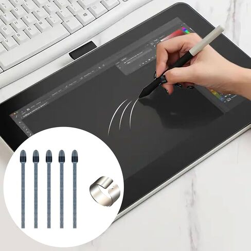 Pack of 5/10 Felts Pen Nibs for Dtc133 Smooth Drawing and Writing On Compatible Tablets in Saudi Arabia