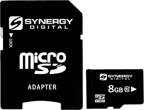 بطاقة ذاكرة كاميرا الفيديو Sanyo Xacti VPC-HD2، بطاقة ذاكرة microSDHC بسعة 8 جيجابايت مع محول SD in Kuwait