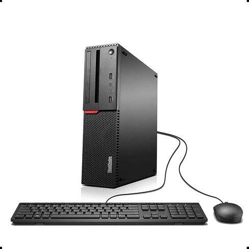 Lenovo ThinkCentre M700 SFF Desktop Computer, 6th Gen Dual Core 6100, up to 3.7 GHz, 16GB DDR4 RAM 1TB SSD, DisplayPort, VGA, Keyboard and Mouse, WiFi, BT, Windows 11 Pro (Renewed) in Saudi Arabia