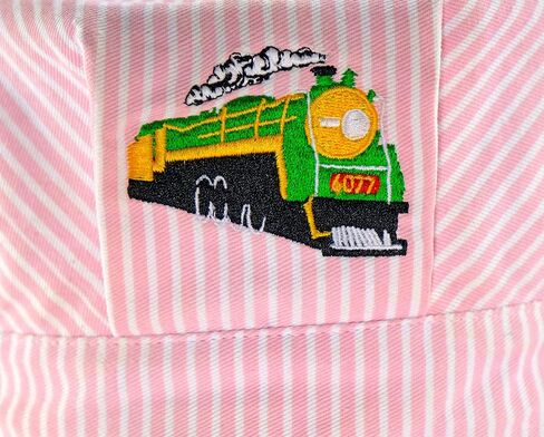 Young Girls Choo Choo Train Engineer Hat with I Trains Pink/White in Saudi Arabia