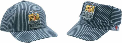 Young Girls Choo Choo Train Engineer Hat with I Trains Pink/White in Saudi Arabia