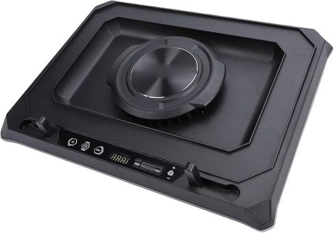 Gugxiom Gaming Laptop Cooling Pad, 14 cm Turbo Fan with Magnetic Sealing Foam, 5 Height Adjustable Stand + 4 Port USB Hub, RGB 10 Mode Lighting, Fits 1519 Notebooks in Saudi Arabia