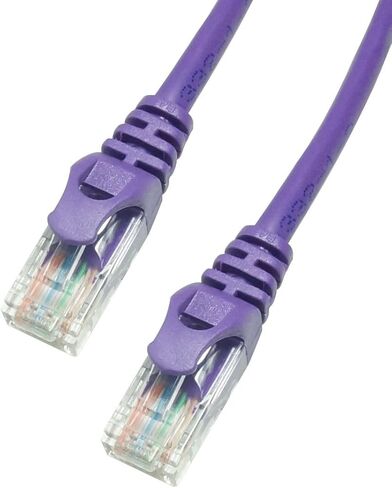 Grandmax 5 Pack - CAT5e / 25FT/ أصفر / RJ45، 350 ميجاهرتز، كابل تصحيح شبكة إيثرنت UTP مقولب بدون Snagless in Kuwait
