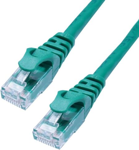 Grandmax 5 Pack - CAT5e / 25FT/ أصفر / RJ45، 350 ميجاهرتز، كابل تصحيح شبكة إيثرنت UTP مقولب بدون Snagless in Kuwait
