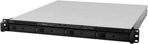 خادم Synology RackStation RS820+ NAS مع وحدة معالجة مركزية Atom 2.1 جيجا هرتز، وذاكرة 18 جيجا بايت، وتخزين محرك أقراص ثابتة سعة 48 تيرابايت، و4 منافذ LAN بسرعة 1 جيجابت، وحزمة نظام تشغيل DSM مع مجموعة السكك الحديدية in Kuwait