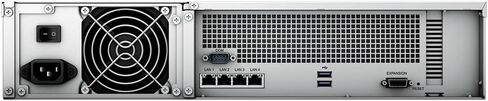 خادم Synology RackStation RS2421+ NAS مع وحدة المعالجة المركزية Ryzen 2.2 جيجا هرتز، وذاكرة 32 جيجا بايت، وتخزين محرك أقراص ثابتة سعة 24 تيرابايت، و4 منافذ LAN بسرعة 1 جيجابت، وحزمة نظام تشغيل DSM مع مجموعة السكك الحديدية in Kuwait