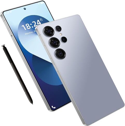 هاتف خلوي S25 Ultra غير مقفل 2025- أندرويد 15، مع قلم مدمج، شاشة عالية الدقة 6.9 بوصة، 12 جيجابايت + 256 جيجابايت/1 تيرابايت، بطارية 7000 مللي أمبير في الساعة، هاتف ذكي أندرويد، كاميرا 108 ميجابكسل، فتح الوجه/نظام تحديد المواقع العالمي/ هاتف 5G - أزرق in Kuwait