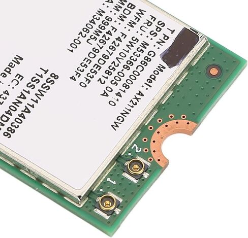 M.2 Network Card Ax211ngw Network Card Triple Band Wireless Adapter Network Card M.2 Network Card Ax211ngw M.2 Key E Cnvio 2 Triple Frequency 802.11ac Bt5.2 Wireless WiFi Adapter in Saudi Arabia