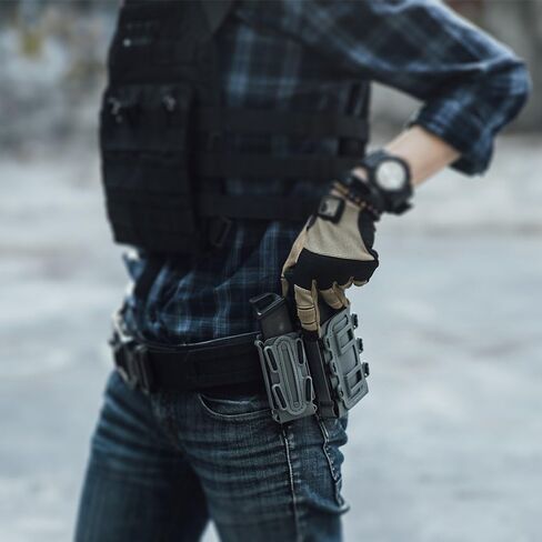 IDOGEAR 9mm Mag Pouches مسدس مجلة الحقيبة لينة شل مجلة الحقيبة التكتيكية ماج الناقل للحزام in Kuwait