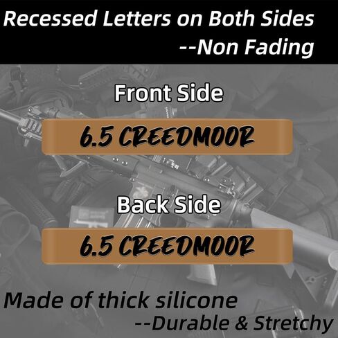 12 حزمة Magsaddle 6.5 أشرطة تحديد مجلة Creedmoor 6.5 Creedmoor Ammo Caliber أشرطة التسمية تحديد ماركر الحافظة الملحقات in Saudi Arabia