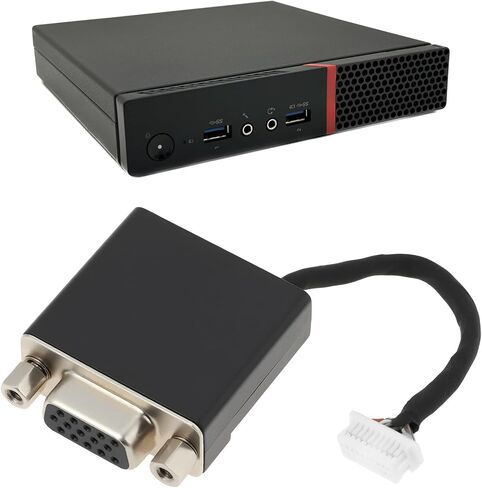 ECSiNG Small Host Extension VGA Port Cable 04X2755 4X2755 Compatible with Lenovo ThinkCentre M700 M900 M710Q M720Q M910Q in Saudi Arabia
