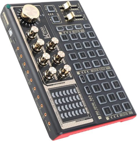 Dpofirs Sound Mixer, Optimize Sound Output Live Sound Card Professional Volume Adjustable for Accompaniment in Saudi Arabia