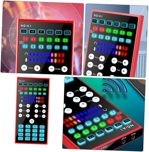 Multi-purpose Compact Voice Changer Sound Card with Dual Dsp Noise Reduction for Live Streaming Podcasting Gaming and Phone Computer Use in Kuwait