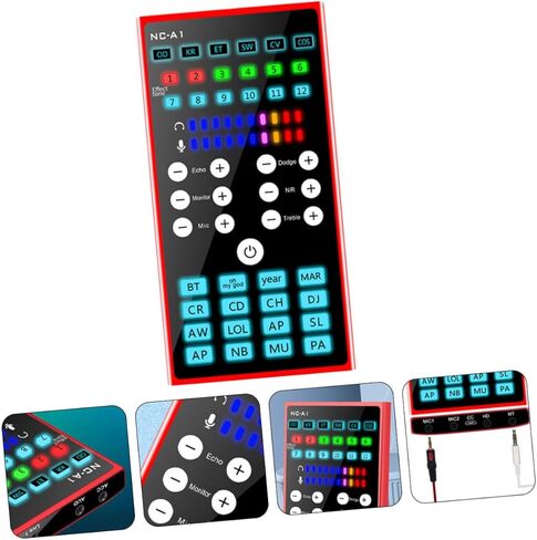 Multi-purpose Compact Voice Changer Sound Card with Dual Dsp Noise Reduction for Live Streaming Podcasting Gaming and Phone Computer Use in Kuwait