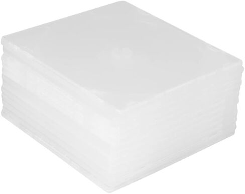 VILLCASE 25 Pcs Ultrathin CD Storage Box Video Storage Case with Protective Film Durable Material for Home Cinema Organization in Saudi Arabia