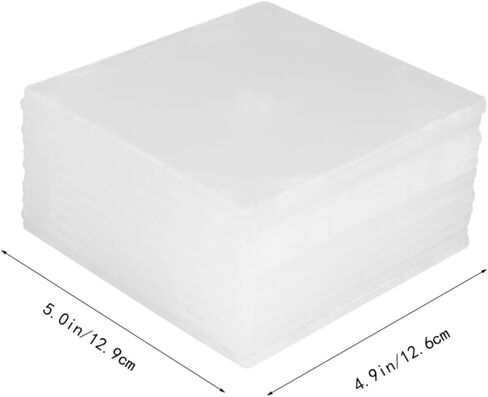 VILLCASE 25 Pcs Ultrathin CD Storage Box Video Storage Case with Protective Film Durable Material for Home Cinema Organization in Saudi Arabia