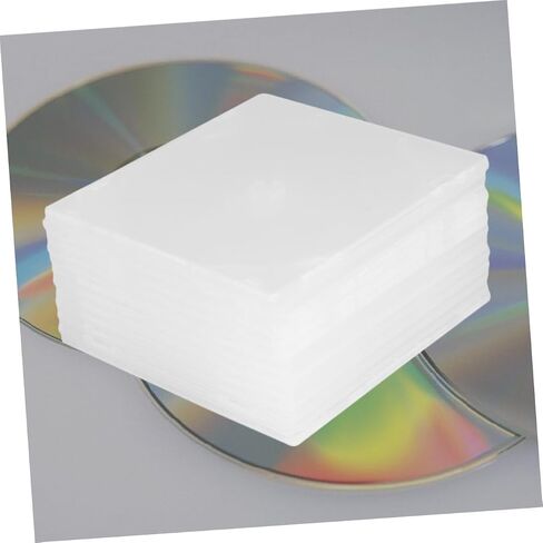 VILLCASE 25 Pcs Ultrathin CD Storage Box Video Storage Case with Protective Film Durable Material for Home Cinema Organization in Saudi Arabia
