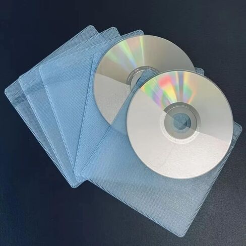 حقيبة زرقاء بفتحة تخزين للأقراص المضغوطة/أقراص DVD لـ 100 قطعة، مجموعة أدوات تجميع الوسائط المقاومة للخدش والغبار in Saudi Arabia