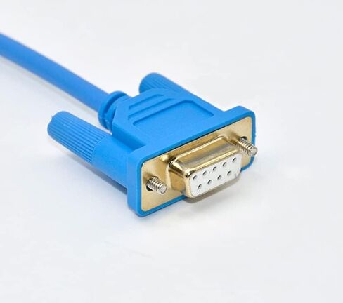 TSXPCX1031 لكابل برمجة Twido Series PLC خط تنزيل RS232 منفذ تسلسلي مطلي بالذهب (أزرق 3 متر) in Kuwait