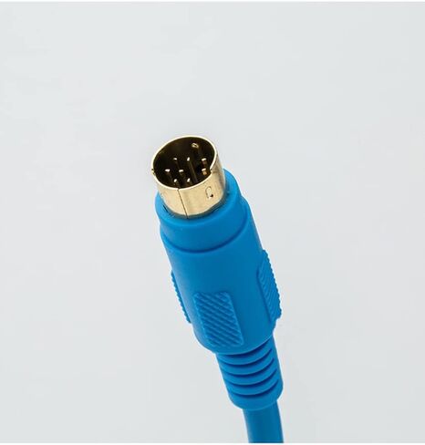 TSXPCX1031 لكابل برمجة Twido Series PLC خط تنزيل RS232 منفذ تسلسلي مطلي بالذهب (أزرق 3 متر) in Kuwait