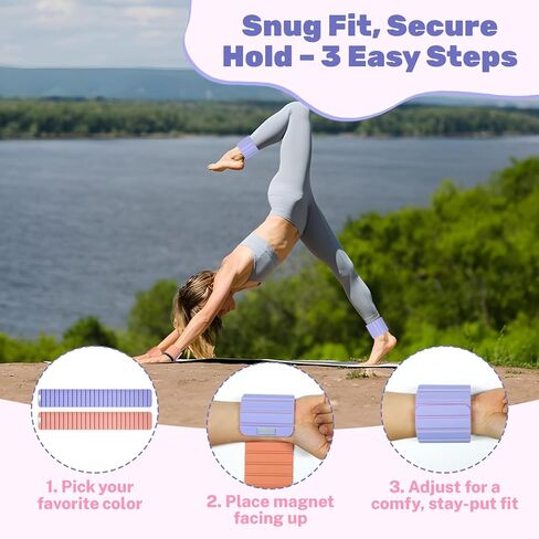 Adjustable Ankle Weights for Women and Men, Strength Training Wrist Weights Set of 2(1lb Each), Stackable Wrist and Ankle Weights with Magnetic Clasp for Home Gym Workout, Jogging, Yoga & Walking（Black） in Kuwait