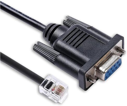 كابل وحدة التحكم التسلسلي RS232 DB9 أنثى إلى RJ11 6P4C لـ Meade LX200GPS متوافق مع كابل الواجهة #507 LX200 in Saudi Arabia