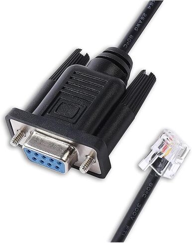 كابل وحدة التحكم التسلسلي RS232 DB9 أنثى إلى RJ11 6P4C لـ Meade LX200GPS متوافق مع كابل الواجهة #507 LX200 in Saudi Arabia
