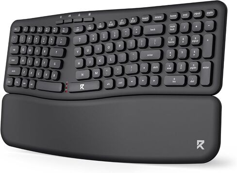 Redragon BS7162 Wireless Keyboard and Mouse Combo, 108 Keys 2.4Ghz Wireless Low-Profile Membrane Keyboard w/Sloping Comfy Design, Wrist Rest, 4000 DPI Max Ergonomic Mouse in Saudi Arabia