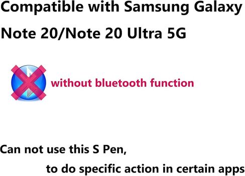 Galaxy Note 20 Ultra Stylus Pen Replacement for Samsung Galaxy Note 20 Ultra 5G All Model Stylus, S Pen Replacement for Samsung Galaxy Note 20 5G SPen (WithoutBluetooth) (Mystic Black) in Saudi Arabia