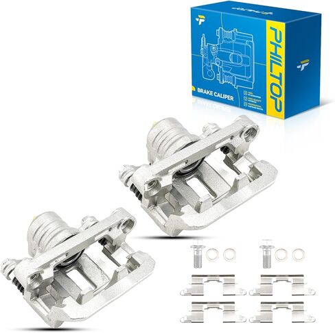 PHILTOP Brake Caliper Front Compatible with 1998-2004 Nissan Frontier, 1995-1997 Nissan Pickup, 1992-1994 Nissan D21, 19-B1672, 19-B1673 in Saudi Arabia
