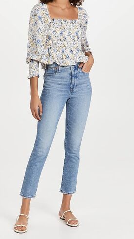 Madewell Perfect Vintage Jeans مع تمزقات وحاشية خام في Bradwell Wash Bradwell Wash 30 in Kuwait