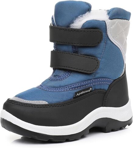 Apakowa Kid's Boys Girls Winter Snow Boots (Toddler/Little Kid) in Kuwait