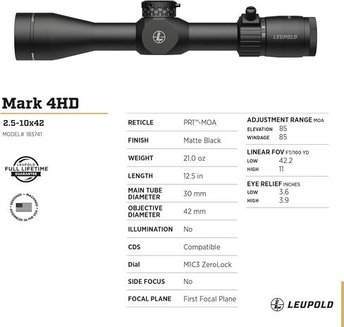يوبولد مارك 4HD 2.5-10x42 (30 ملم) Riflescope in Saudi Arabia