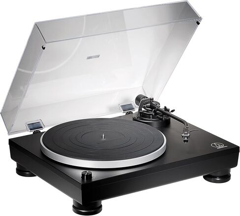Audio-Technica LP5X قرص دوار بمحرك مباشر يدوي بالكامل، أسود in Kuwait