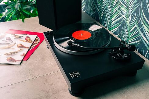 Audio-Technica LP5X قرص دوار بمحرك مباشر يدوي بالكامل، أسود in Kuwait