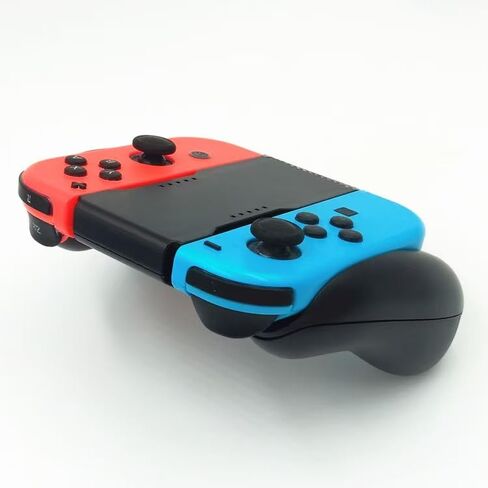 مقبض Joy Con لجهاز Nintendo Switch OLED مع محطة شحن، وقبضة يد مريحة لوحدة التحكم مع راحة معززة، وعقد آمن وغير قابل للانزلاق للتبديل/التبديل OLED JoyCons in Kuwait
