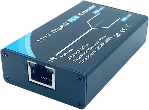 موسع Gigabit بمنفذين POE، IEEE 802.3af/at PoE 10/100/1000Mbps(2 Port 1000M) in Kuwait
