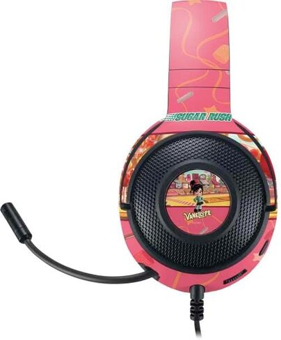 ملصق صوتي من Skinit متوافق مع Razer Kraken X - تصميم ديزني Wreck-it Ralph Vanellope Sugar Rush المرخص رسميًا in Saudi Arabia