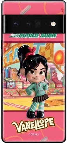 ملصق هاتف Skinit متوافق مع Google Pixel 6 Pro - تصميم ديزني Wreck-it Ralph Vanellope Sugar Rush المرخص رسميًا in Saudi Arabia