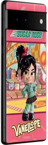ملصق هاتف Skinit متوافق مع Google Pixel 6 Pro - تصميم ديزني Wreck-it Ralph Vanellope Sugar Rush المرخص رسميًا in Saudi Arabia
