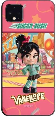 ملصق هاتف Skinit متوافق مع Google Pixel 4 XL - تصميم ديزني Wreck-it Ralph Vanellope Sugar Rush مرخص رسميًا in Saudi Arabia