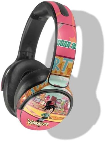 ملصق صوتي من Skinit متوافق مع Skullcandy Venue - تصميم ديزني Wreck-it Ralph Vanellope Sugar Rush المرخص رسميًا in Saudi Arabia