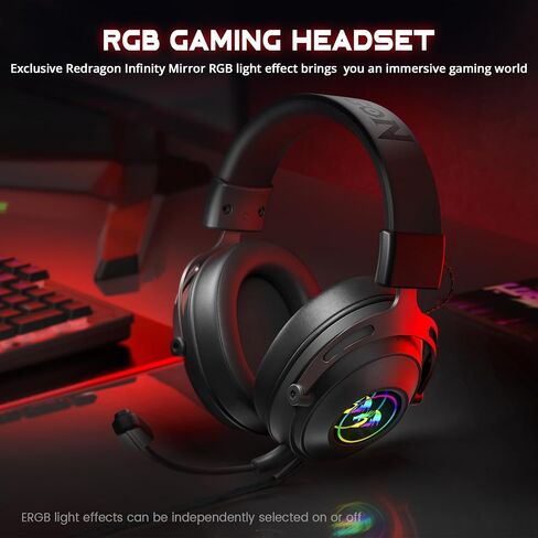 Redragon S101MKS Wireless Gaming Keyboard Mouse Combo & H389 Wired RGB Gaming Headset in Saudi Arabia