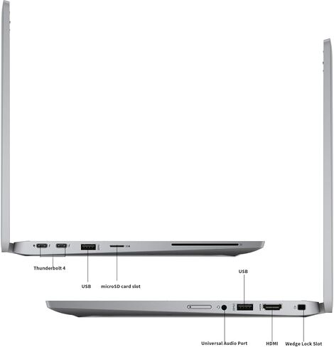 Dell Latitude 5320 2-in-1 13.3" FHD Touchscreen Laptop Computer, 11th Gen Intel Quad Core i5, 16GB DDR4 RAM, 512GB SSD, Backlit Keyboard, HDMI, Thunderbolt 4, Windows 11 Pro (Renewed) in Saudi Arabia
