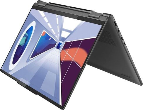 لاب توب لينوفو يوجا 7 2 في 1، شاشة لمس WUXGA IPS 16 بوصة، AMD Ryzen 7 8840HS 8-Core، AMD Radeon 780M Graphics، 16GB LPDDR5 1TB SSD، لوحة مفاتيح بإضاءة خلفية، بصمة الإصبع، WiFi 6E، 1080p + كاميرا IR، Win11 Pro in Kuwait